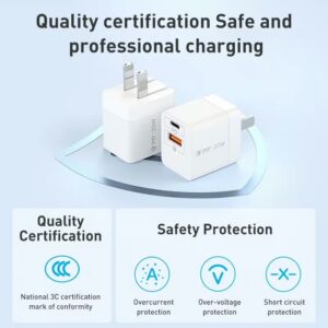 Momax หัวชาร์จ รุ่น ONE Plug อแดปเตอร์ 2 พอร์ต Type-C + USB Fast Charge 20W - สี White
