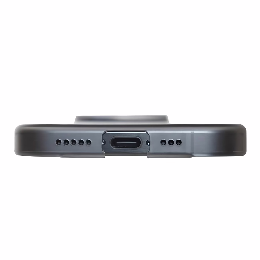 Power Support รุ่น Air Jacket - เคส iPhone 15 Pro - สี Smoke Matte