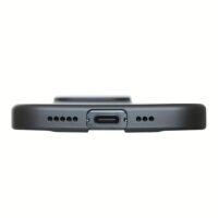 Power Support รุ่น Air Jacket - เคส iPhone 15 Pro - สี Rubber Black