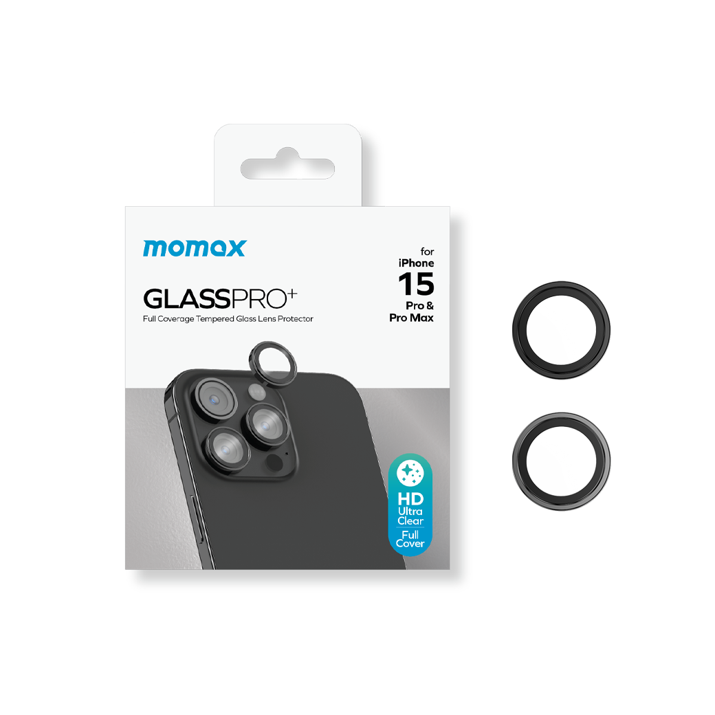 Momax รุ่น GlassPro+ AR lens Protector - กระจกเลนส์กล้อง iPhone 15 Pro / 15 Pro Max