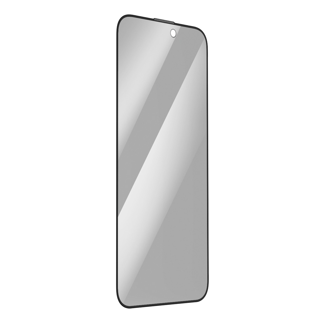 Momax รุ่น PG Privacy Screen Protector - ฟิล์มกระจก iPhone 15 Plus - สี Transparent