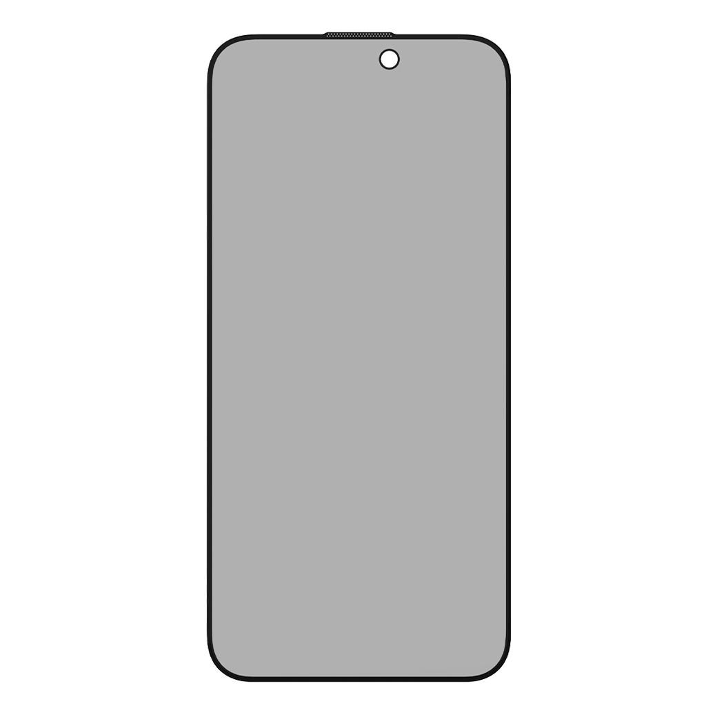 Momax รุ่น PG Privacy Screen Protector - ฟิล์มกระจก iPhone 15 Pro Max - สี Transparent