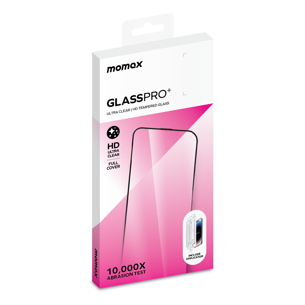 Momax รุ่น 2.5D Screen Protector - ฟิล์มกระจก iPhone 15 - สี Transparent