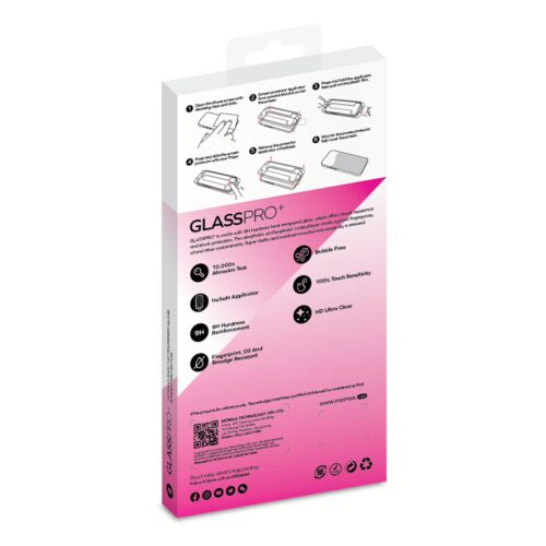 Momax รุ่น 2.5D Screen Protector - ฟิล์มกระจก iPhone 15 - สี Transparent - Image 4