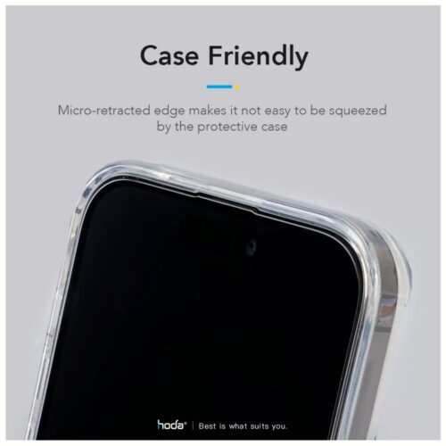 Hoda รุ่น Glass Protector Clear - ฟิล์มกระจก iPhone 16 Plus / 15 Plus - Image 2