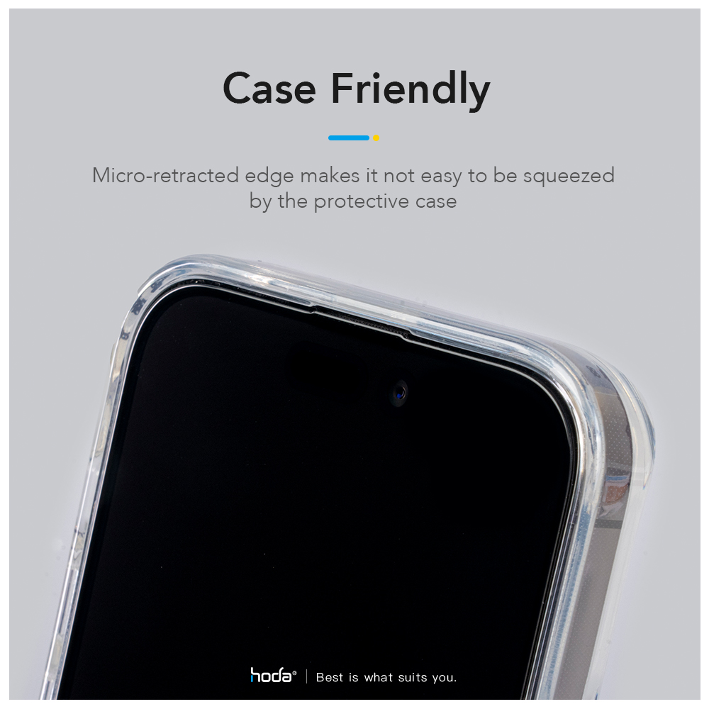 Hoda รุ่น Glass Protector Clear - ฟิล์มกระจก iPhone 15 Plus