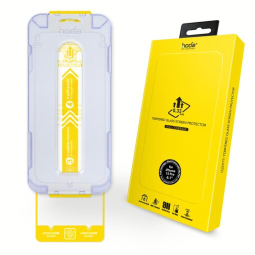 Hoda รุ่น Glass Protector Clear - ฟิล์มกระจก iPhone 15 Pro
