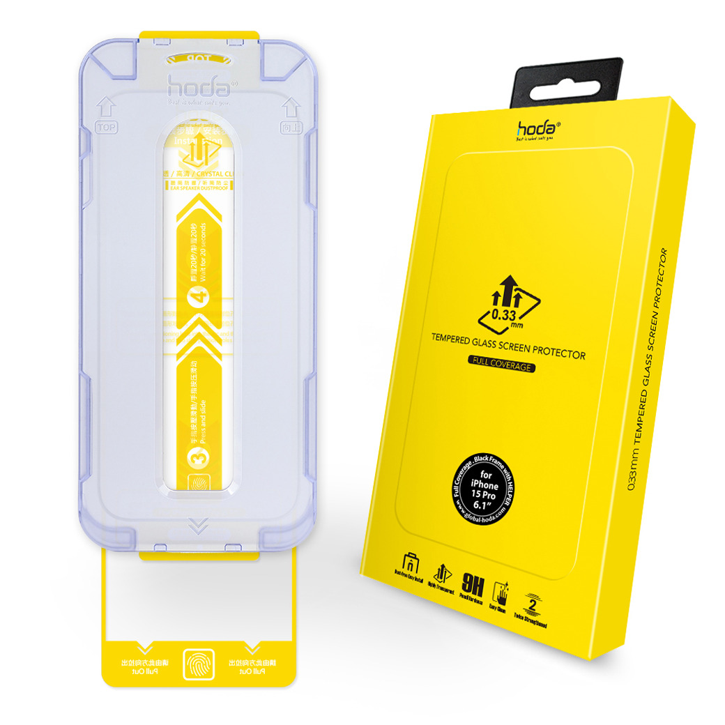 Hoda รุ่น Glass Protector Clear - ฟิล์มกระจก iPhone 15 Pro 1 Hoda รุ่น Glass Protector Clear - ฟิล์มกระจก iPhone 15 Pro
