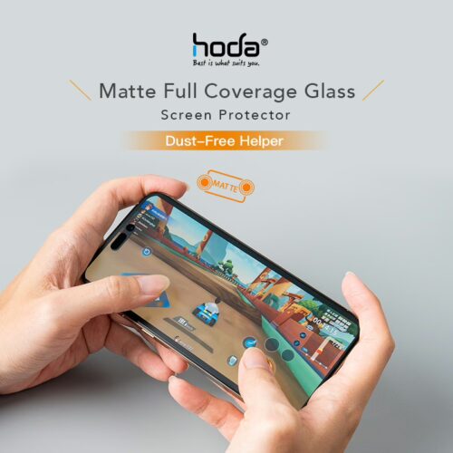 Hoda รุ่น Glass Protector Matte, Anti-Glare (AG) - ฟิล์มกระจก iPhone 15 Pro - Image 2