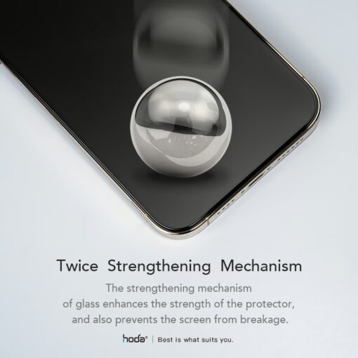 Hoda รุ่น Glass Protector Matte, Anti-Glare (AG) - ฟิล์มกระจก iPhone 15 Pro Max - Image 15