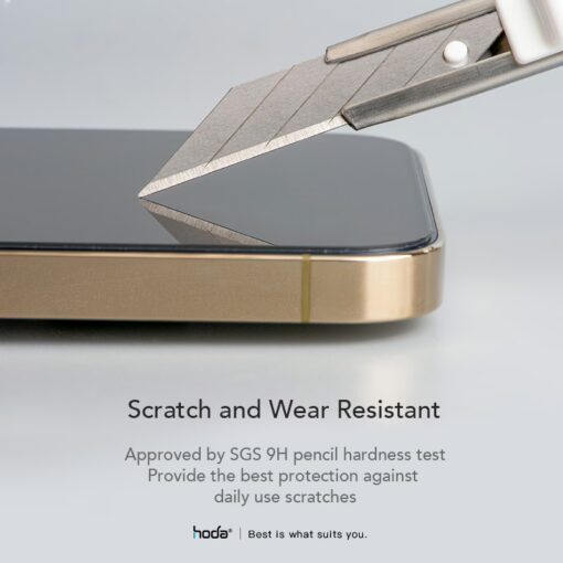 Hoda รุ่น Glass Protector Matte, Anti-Glare (AG) - ฟิล์มกระจก iPhone 15 Pro Max - Image 6