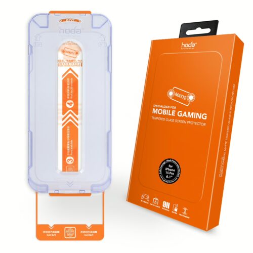 Hoda รุ่น Glass Protector Matte, Anti-Glare (AG) - ฟิล์มกระจก iPhone 15 Pro