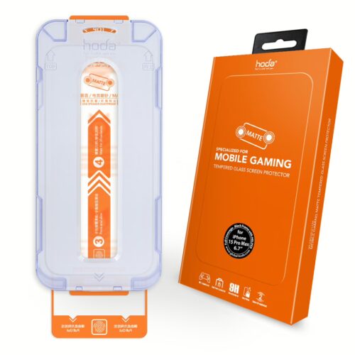 Hoda รุ่น Glass Protector Matte, Anti-Glare (AG) - ฟิล์มกระจก iPhone 15 Pro Max