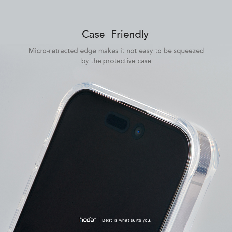 Hoda รุ่น Glass Protector Anti-Peeper (AP) - ฟิล์มกระจก iPhone 15 Pro