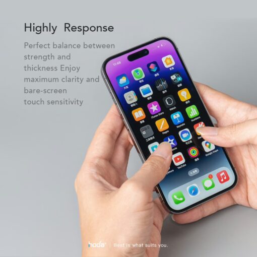 Hoda รุ่น Glass Protector AGbC (Corning) - ฟิล์มกระจก iPhone 15 Pro Max - Image 6