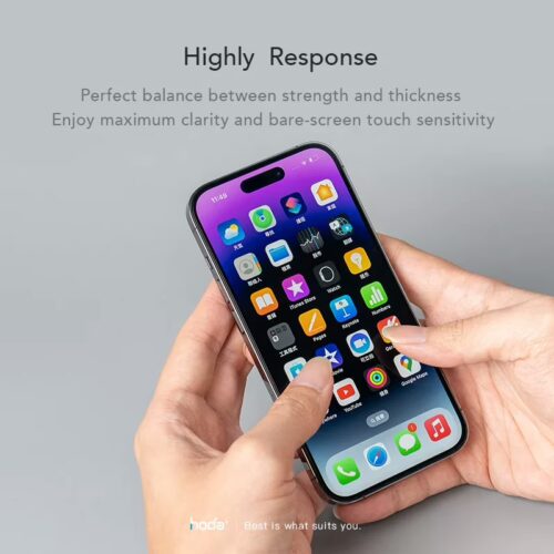 Hoda รุ่น Glass Protector Anti-Peeper (AP) - ฟิล์มกระจก iPhone 15 Pro - Image 8
