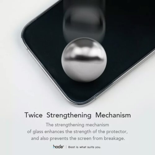 Hoda รุ่น Glass Protector Anti-Peeper (AP) - ฟิล์มกระจก iPhone 15 Pro - Image 5