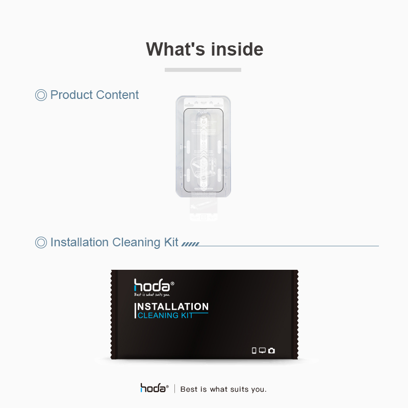 Hoda รุ่น Glass Protector AGbC (Corning) - ฟิล์มกระจก iPhone 15 Pro Max