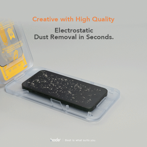 Hoda รุ่น Glass Protector AGbC (Corning) - ฟิล์มกระจก iPhone 15 Pro Max - Image 14