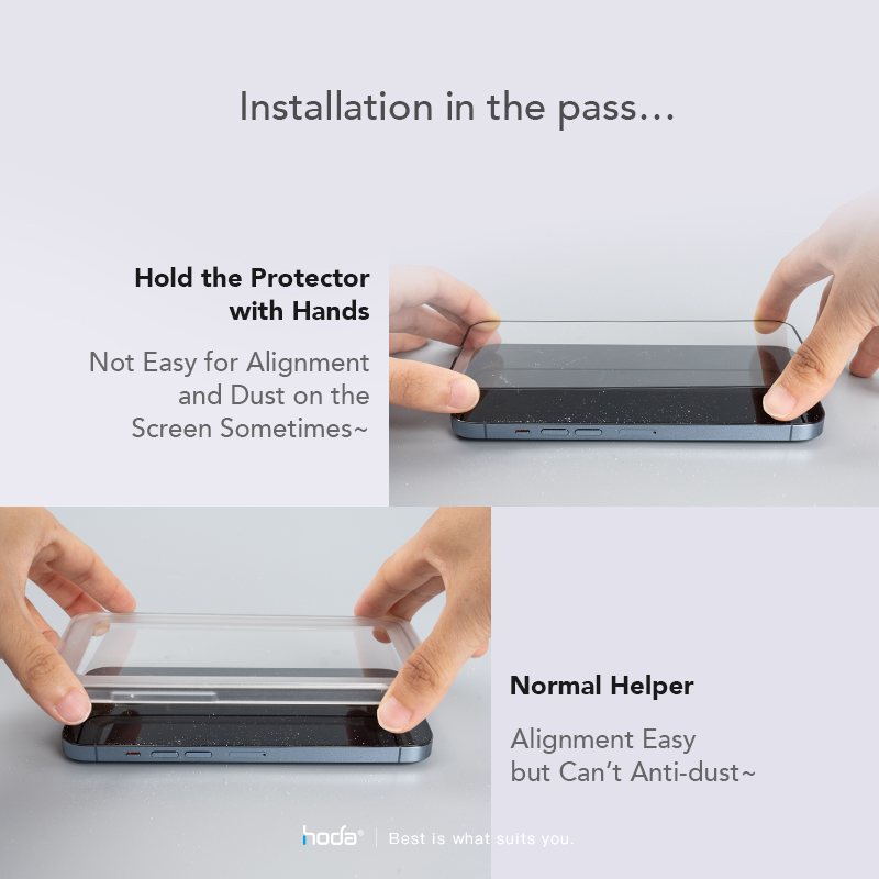 Hoda รุ่น Glass Protector AGbC (Corning) - ฟิล์มกระจก iPhone 15 Pro