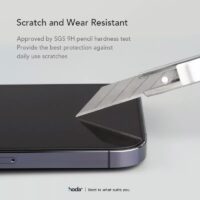 Hoda รุ่น Glass Protector Anti-Peeper (AP) - ฟิล์มกระจก iPhone 15 Pro