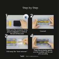 Hoda รุ่น Glass Protector AGbC (Corning) - ฟิล์มกระจก iPhone 15 Pro Max