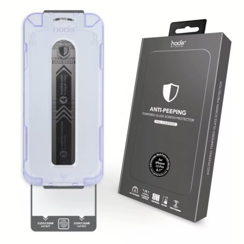 Hoda รุ่น Glass Protector Anti-Peeper (AP) - ฟิล์มกระจก iPhone 15 Pro