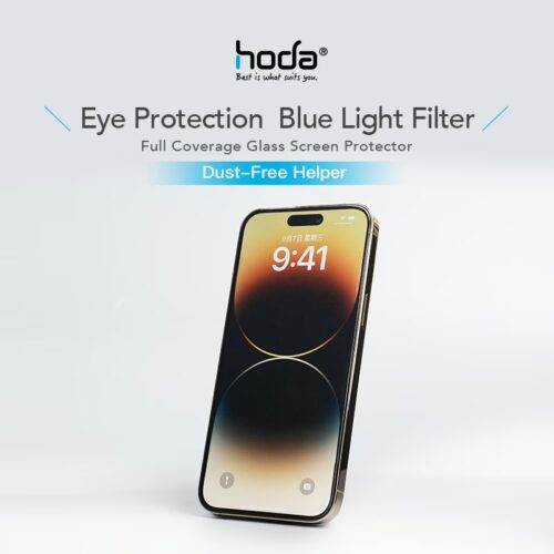Hoda รุ่น Glass Protector Blue Light Filter (BLC) - ฟิล์มกระจก iPhone 16 / 15 - Image 2