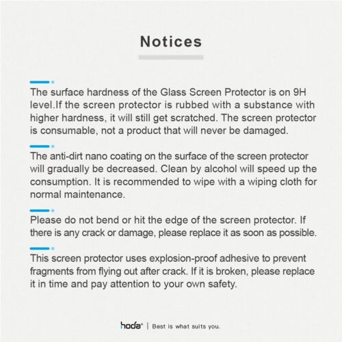 Hoda รุ่น Glass Protector Blue Light Filter (BLC) - ฟิล์มกระจก iPhone 16 / 15 - Image 15