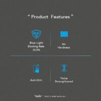 Hoda รุ่น Glass Protector Blue Light Filter (BLC) - ฟิล์มกระจก iPhone 16 / 15