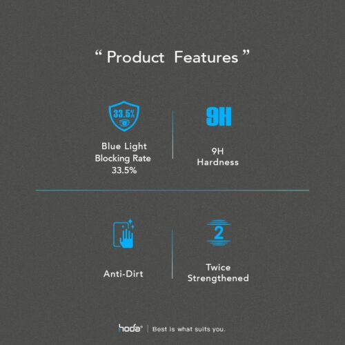 Hoda รุ่น Glass Protector Blue Light Filter (BLC) - ฟิล์มกระจก iPhone 16 / 15 - Image 5