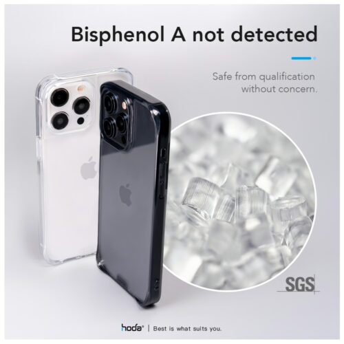 Hoda รุ่น Crystal Pro - เคส iPhone 15 Pro Max - สี Clear Black - Image 12
