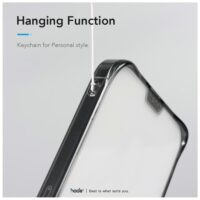 Hoda รุ่น Crystal Pro - เคส iPhone 15 Pro Max - สี Clear Black