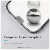 Hoda รุ่น Crystal Pro - เคส iPhone 15 Pro Max - สี Clear Black
