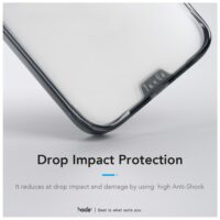 Hoda รุ่น Crystal Pro - เคส iPhone 15 Pro Max - สี Clear Black