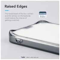 Hoda รุ่น Crystal Pro - เคส iPhone 15 Pro Max - สี Clear Black