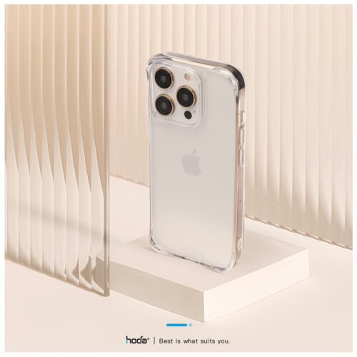 Hoda รุ่น Crystal Pro - เคส iPhone 15 Pro Max - สี Clear - Image 2