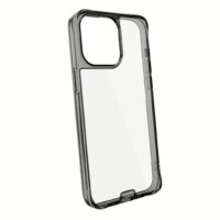 Hoda รุ่น Crystal Pro - เคส iPhone 15 Pro - สี Clear Black