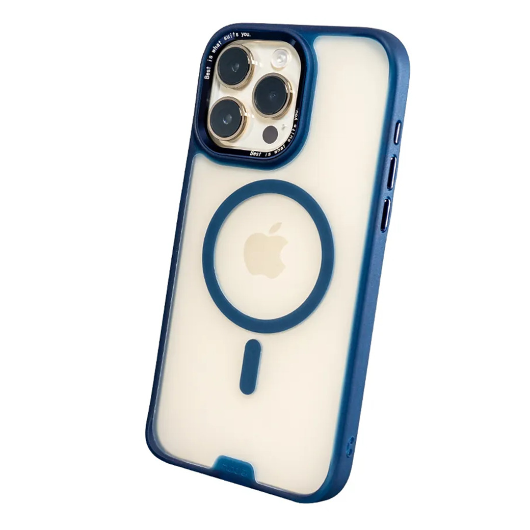 Hoda รุ่น Rough Case with MagSafe - เคส iPhone 15 Pro - สี Dark Blue
