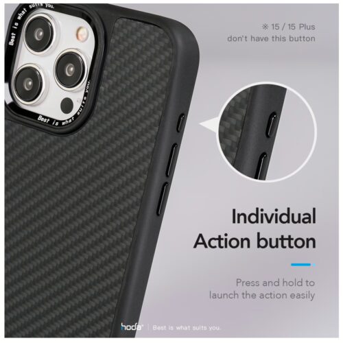 Hoda รุ่น Diverse Case with MagSafe - เคส iPhone 15 Pro Max - สี Kevlar - Image 9