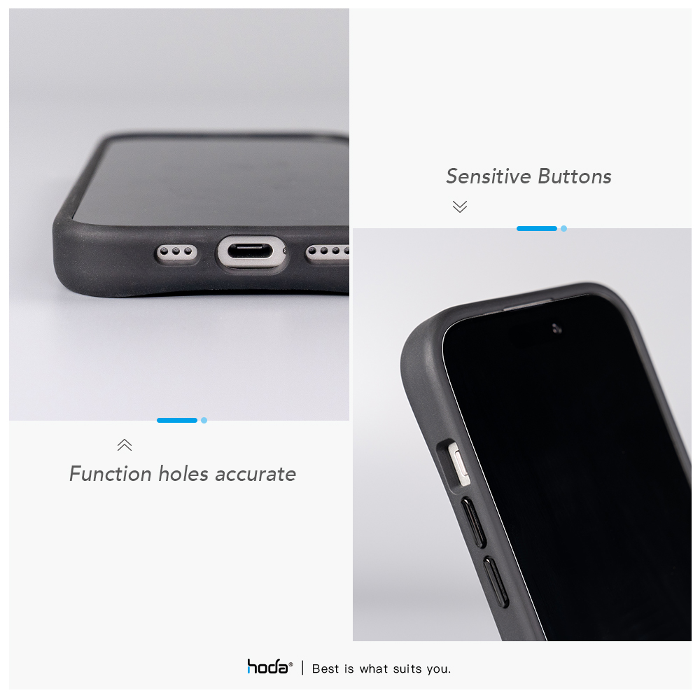 Hoda รุ่น Diverse Case with MagSafe - เคส iPhone 15 Pro Max - สี Walnut