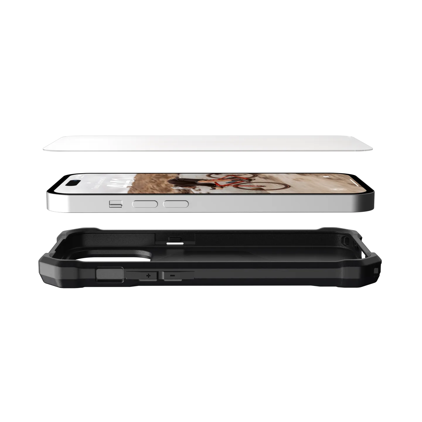 UAG รุ่น Glass Screen Shield - ฟิล์มกระจก iPhone 14 Pro