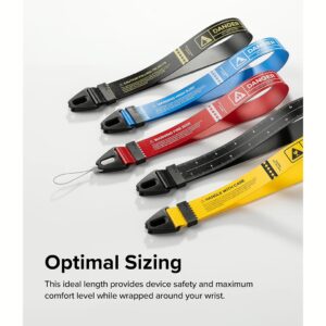 สายคล้องข้อมือ Ringke รุ่น Design Hand Strap - สี Danger Black
