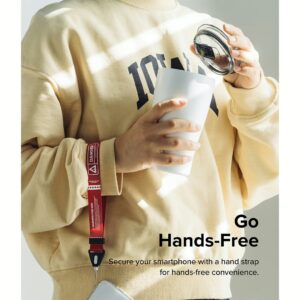 สายคล้องข้อมือ Ringke รุ่น Design Hand Strap - สี Danger Black
