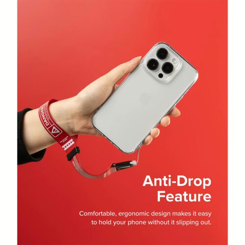 สายคล้องข้อมือ Ringke รุ่น Design Hand Strap - สี Danger Red - Image 7