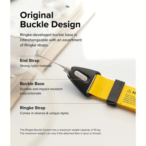 สายคล้องข้อมือ Ringke รุ่น Design Hand Strap - สี Danger Red - Image 3