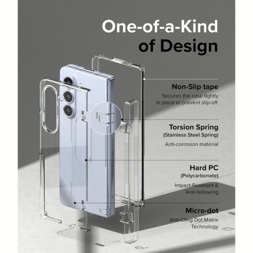 Ringke รุ่น Slim Hinge - เคส Galaxy Z Fold 5 - สี Clear - Image 12