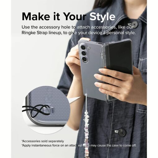 Ringke รุ่น Slim Hinge - เคส Galaxy Z Fold 5 - สี Clear - Image 15