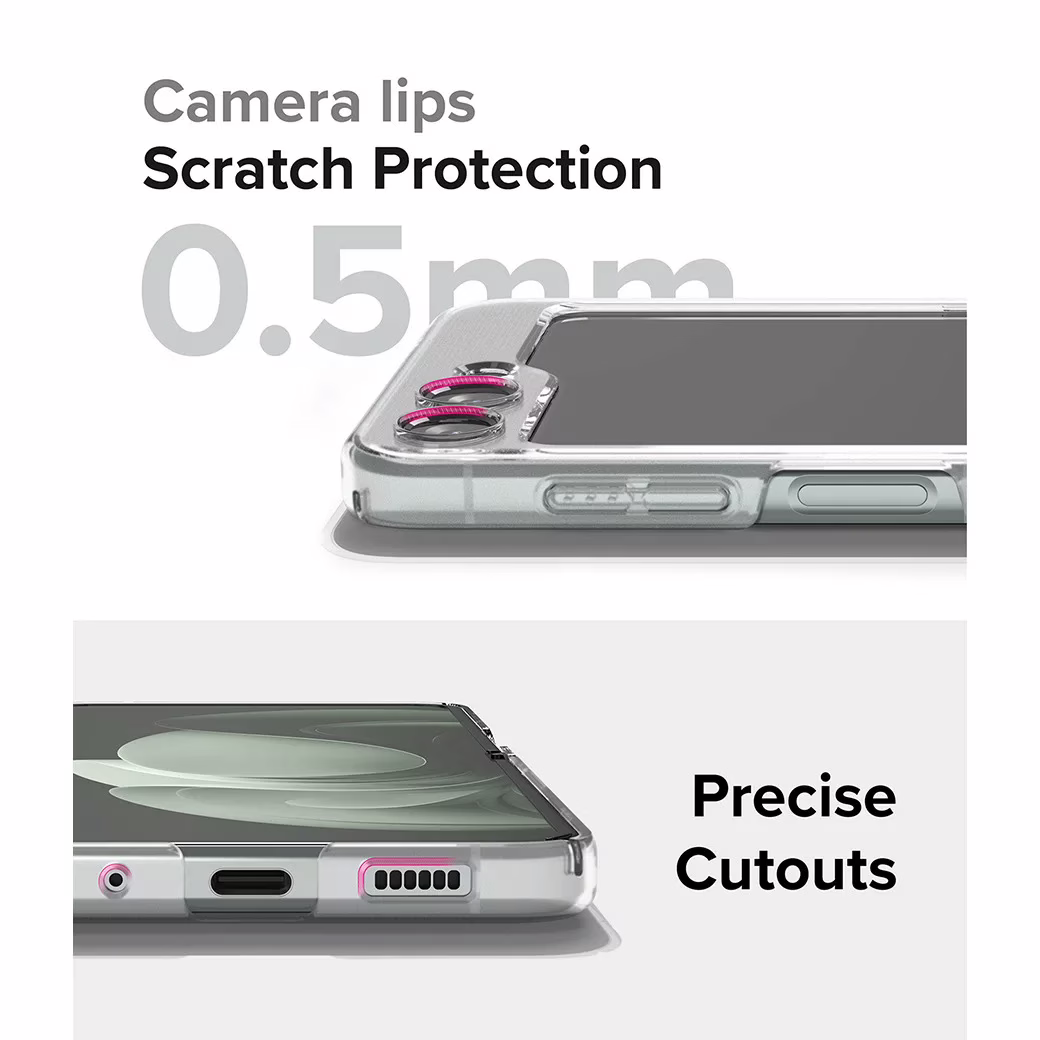Ringke รุ่น Slim - เคส Galaxy Z Flip 5- สี Matte Clear