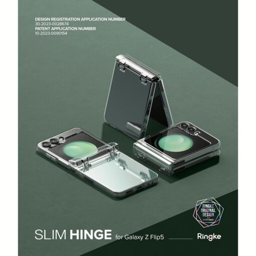 Ringke รุ่น Slim Hinge - เคส Galaxy Z Flip 5 - สี Clear - Image 5